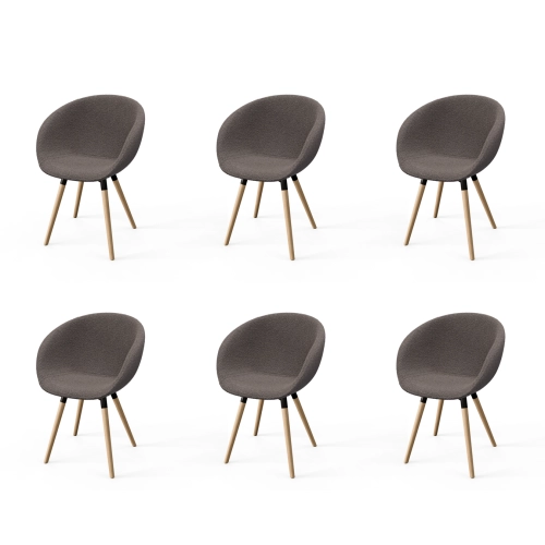 Krzesło KR-502 Ruby Kolory Tkanina Abriamo 01 Boucle Design Italia 2025-2030